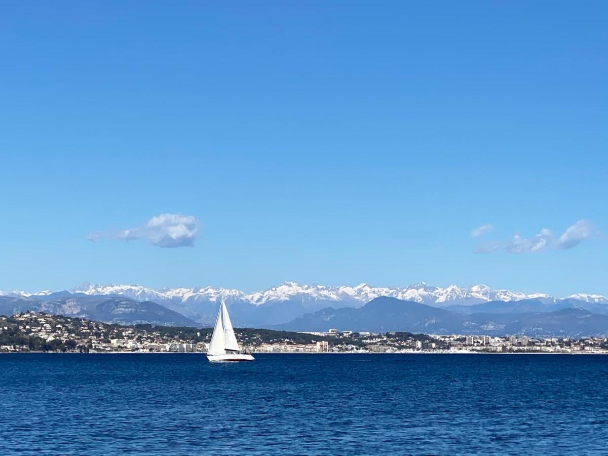 Seafront - Beautiful Flat With Aircon And Comfortable Loggia Vallauris Exterior foto